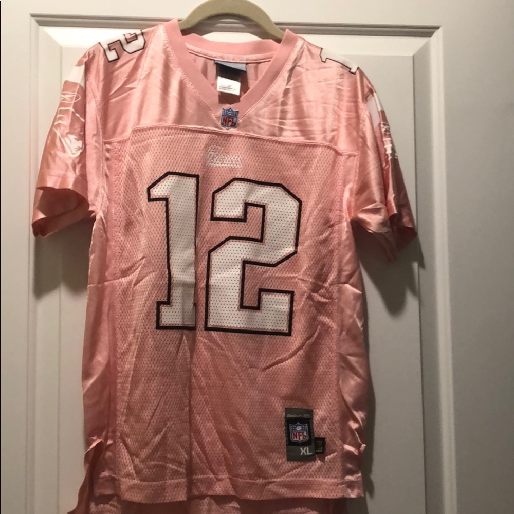 Tom Brady pink jersey Reebok
